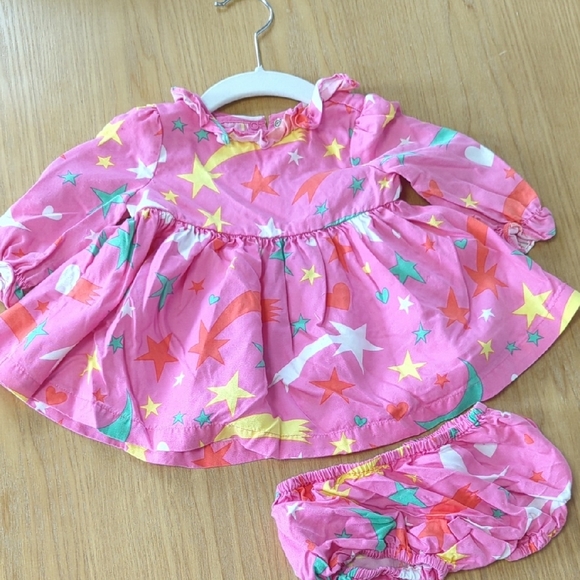 Stella McCartney Pink and Multicolor Woven Dress - Picture 4 of 6